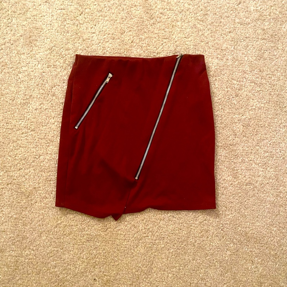 Red Mini Skirt